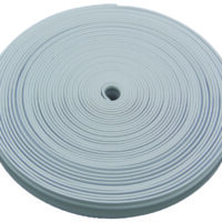 AP Products Trim Insert, 7/8 Inch x 25 Feet, Polar White Plastic