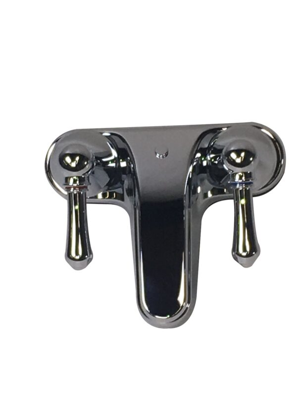 LaSalle Bristol Lavatory Faucet, Mid Arc, 4 in. Deck Mount, 2-Handle, Chrome