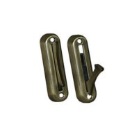Strybuc Retractable Clothes Hook, Antique Brass