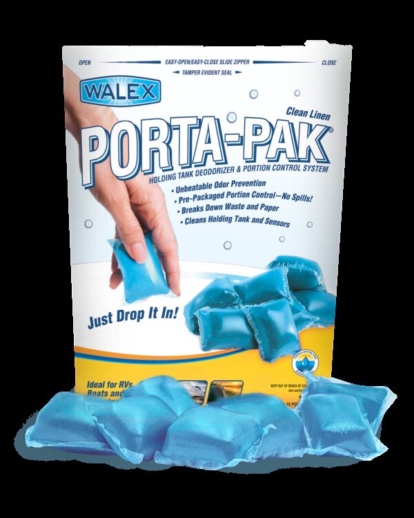Walex Waste Holding Tank Treatment, Biological, Clean Linen, Bag of 10