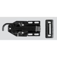 Ventline Propane Tank Storage Bin Door Latch, Bullet, Black