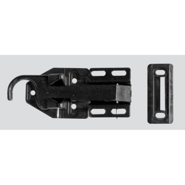 Ventline Propane Tank Storage Bin Door Latch, Bullet, Black