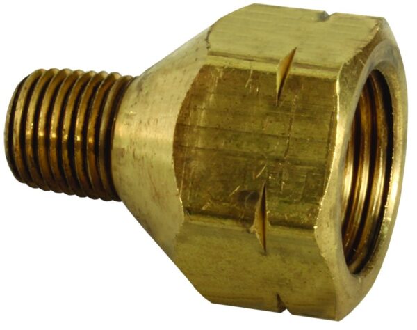 JR Products POL Coupling Propane Adapter, 1/4 Inch Male to Female