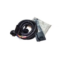 Demco 7-Blade Trailer Wiring Connector, Vehicle End, Black