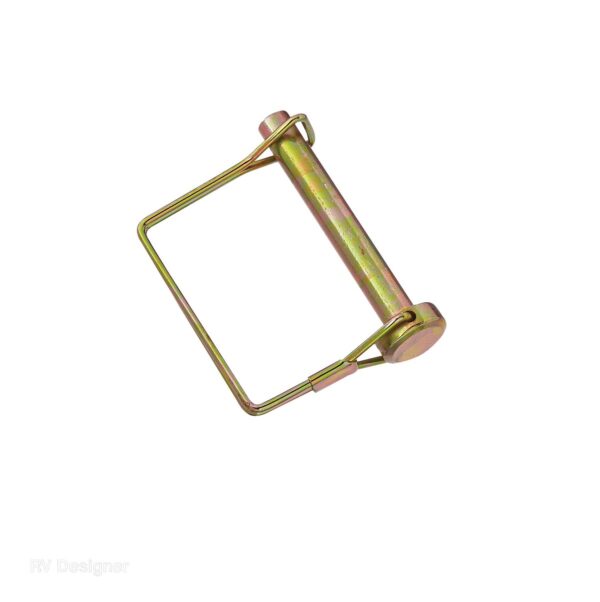 RV Designer Coupler Safety Pin, 3/8 x 2-1/4 Inch, Gold