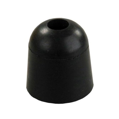 JR Products Door Stop Bumper, Black Rubber