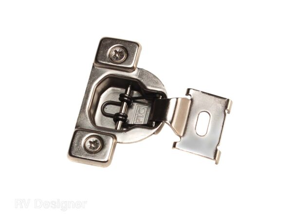 RV Designer Self-Closing Door Hinge, Silver