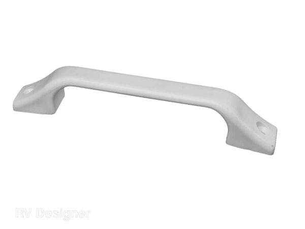 RV Designer Exterior Grab Bar, 8-3/4 in, White