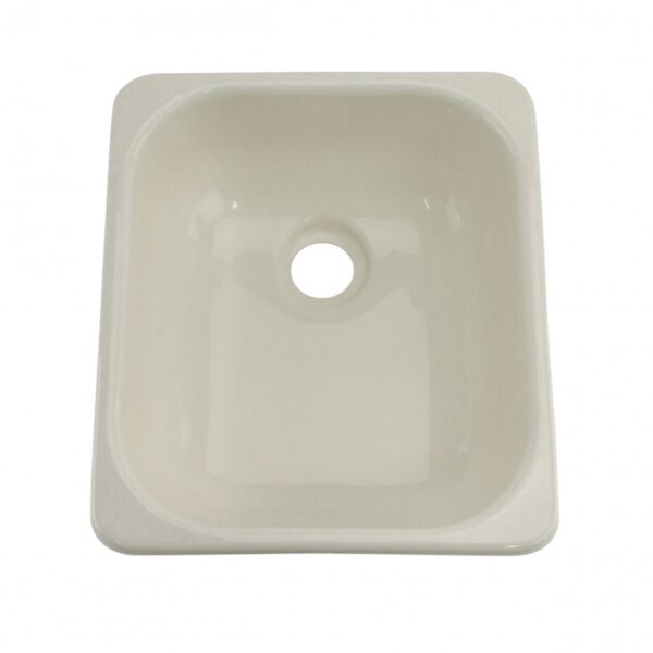 Lippert Better Bath Outdoor Kitchen Sink, Square, Parchment
