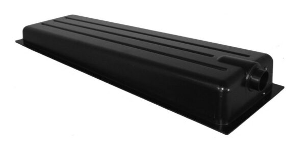 Icon Waste Holding Tank, 20 Gallon, Black, Centre Drain, Flange Mount
