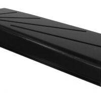 Icon Waste Holding Tank, 28 Gallon, Black, Side Drain, Flange Mount