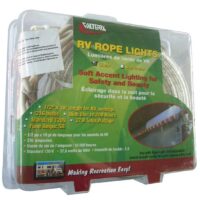 Valterra 18-Foot LED Rope Light, White, Bracket Mount