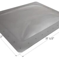 Icon Rectangular Skylight, 32 x 24 Inch Opening, Smoke Polycarbonate