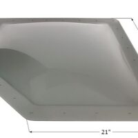 Icon Skylight Dome, Smoke Tint, Neo Angle, 31 x 19 Inch Flange