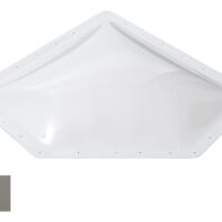 Icon Skylight Dome, Smoke Tint, Neo Angle, 32.5 x 17 Inch Flange