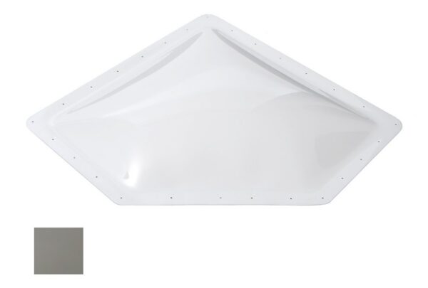 Icon Skylight Dome, Smoke Tint, Neo Angle, 32.5 x 17 Inch Flange