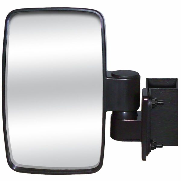 CIPA Clamp-On Side Mirror, Convex Glass, 7.75 Inch, Black