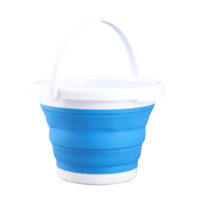 Coghlan's 10-Litre Collapsible Camp Bucket, White and Blue