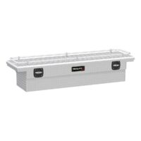 TrailFX Crossover Aluminum Tool Box, 72 Inch Wide, Silver Polished