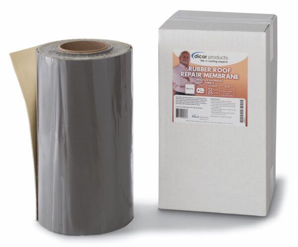 Dicor EPDM Roof Repair Tape, White, 12" x 25 Feet