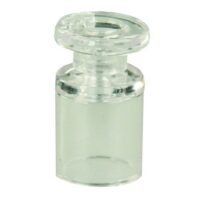 JR Products Window Shade Cord Retainer, Round, Clear Plastic, Pleated Shades, Set of 2