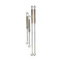 Lippert Turnbuckle, Lever Action, Silver, Set of 4