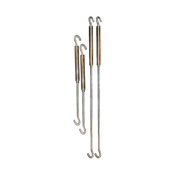 Lippert Turnbuckle, Lever Action, Silver, Set of 4