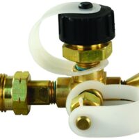 JR Products Propane Branch Tee, 1 Inch-20 to 1/4 Inch Female POL