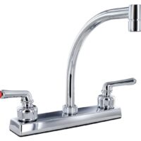 Phoenix Products 8 Inch Kitchen Faucet, High Arc, Chrome Silver