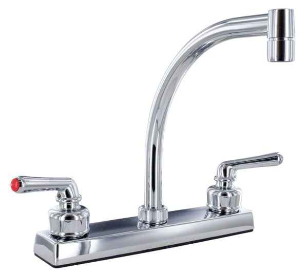 Phoenix Products 8 Inch Kitchen Faucet, High Arc, Chrome Silver