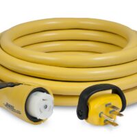 Marinco RV EEL 50 Amp Power Cord (25 Feet, Yellow)