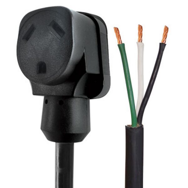 AP Products 30A RV Shore Power Pigtail, 1.5 Feet, Hard-Wire