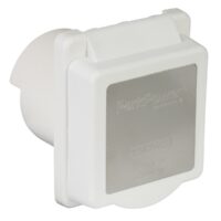 Marinco 30 Amp Shore Power Inlet Port, White