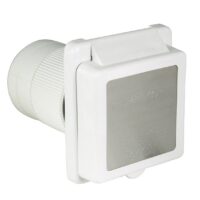 Marinco 50 Amp Shore Power Inlet Port, White