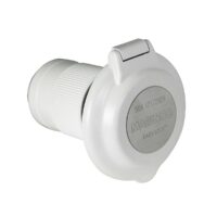Marinco Contoured 50 Amp Shore Power Inlet Port, White