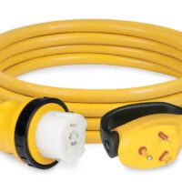 Marinco ParkPower 30 to 50 Amp Power Cord, 25 Foot, Yellow
