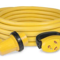 Marinco ParkPower 30 Amp Shore Power Cord, 30 Feet, 10 AWG, Yellow