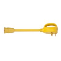 Marinco ParkPower 30 to 15 Amp Adapter, Yellow