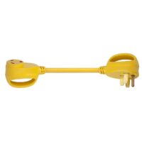 Marinco ParkPower 50 to 30 Amp Adapter, Yellow