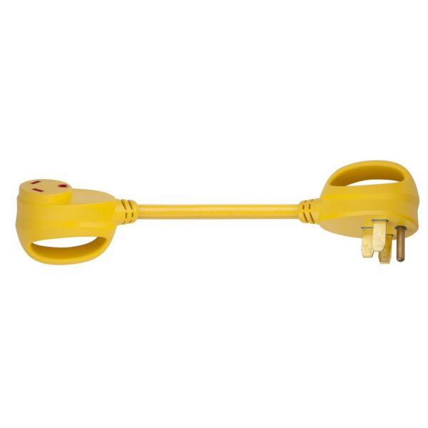 Marinco ParkPower 50 to 30 Amp Adapter, Yellow