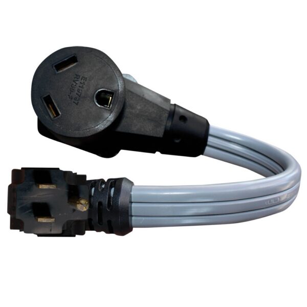 AP Products E-ZEEGRIP 15 to 30 Amp Adapter, Black