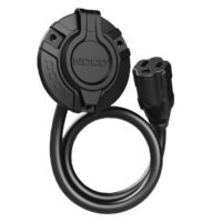 NOCO 15-Amp Power Inlet, 120V AC, Black