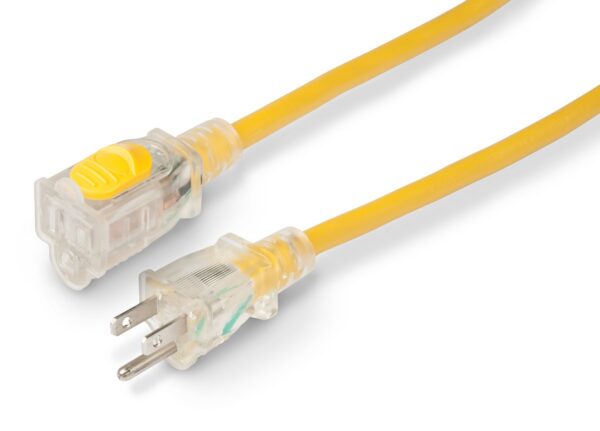 Marinco 50-Foot 15 Amp Marine-Grade Extension Cord, Yellow