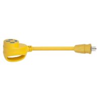 Marinco 50 Amp to 15 Amp RV Power Cord Adapter, Yellow