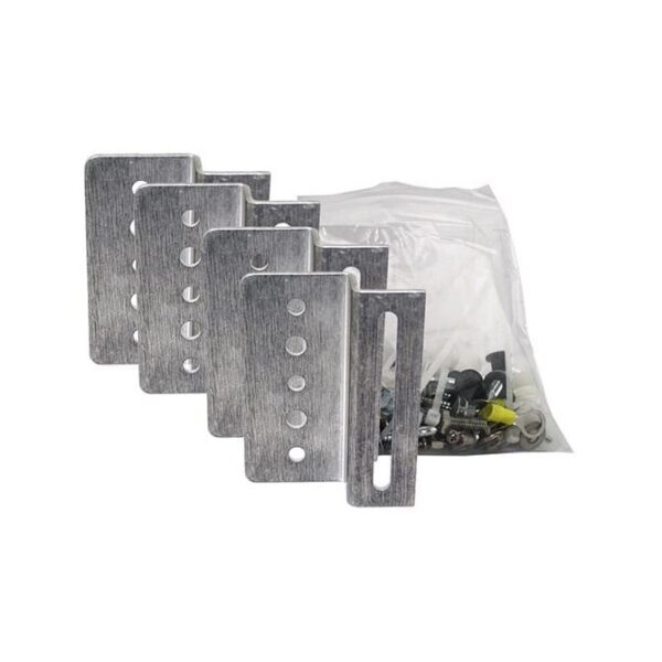 Samlex America Solar Panel Mounting Brackets Kit, Aluminum, Marine-Rated