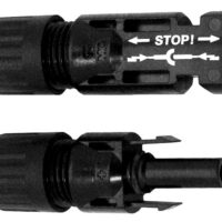 Samlex America MC4 Solar Connector Set for Panel to Controller, 30 Amp, 1,000 Volt