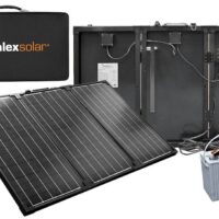Samlex America 135W Portable Foldable Solar Charging Kit with Carry Case