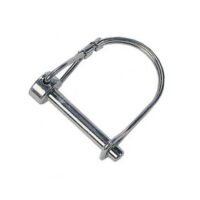 JR Products Coupler Safety Pin, 1/4" Diameter, 1-3/8", Silver