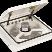 MaxxAir Manual Roof Vent, 14 x 14 Inch, White