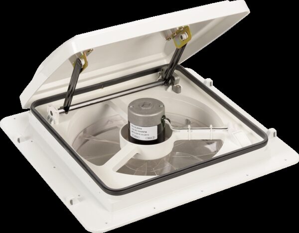 MaxxAir MaxxFan 14x14 Manual Roof Vent, 4-Speed, White